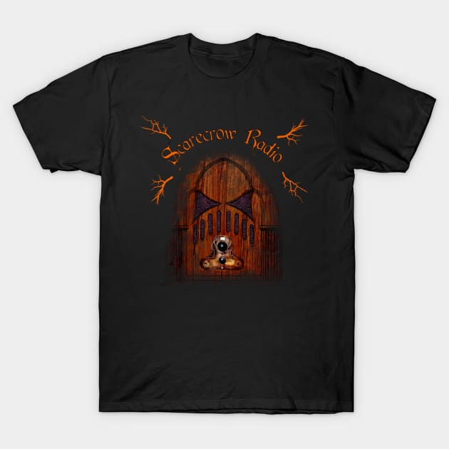 Scarecrow Radio T-Shirt by AntlerHillArts